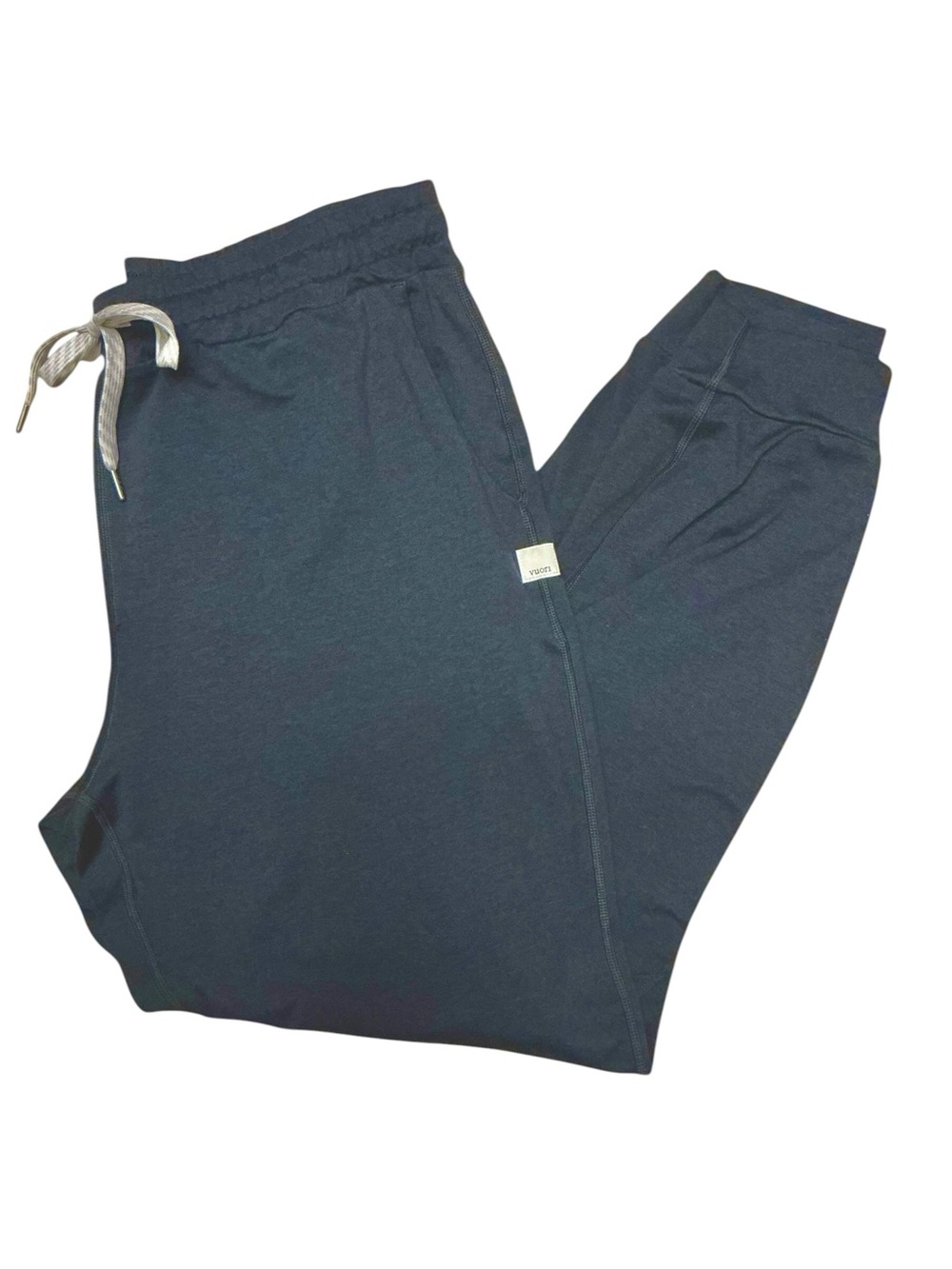 Vuori Performance Jogger Midnight Heather Blue DreamKnit Drawstring Jogger M EUC - Picture 2 of 8